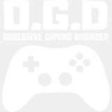 Obsessive Gaming Disorder - Video Game DTF Heat Transfer ready2transfer Light Color Design ( See imaging )