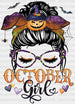 October Girl Oktoberfest Design Oktoberfest DTF Transfer ready2transfer White