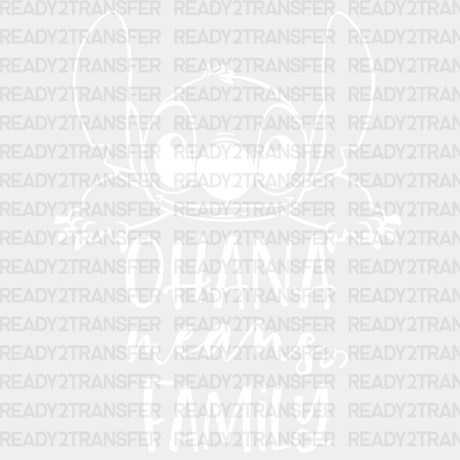 Ohana Means Family Disney Dtf Transfer Adult Unisex - S & M (10’) / White