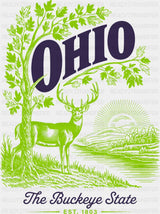 Ohio The Buckeye State - States & Cities DTF Transfer