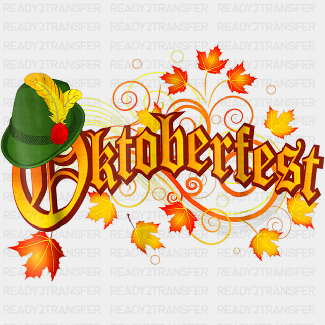 Oktoberfest, Leaves - Oktoberfest DTF Transfers ready2transfer
