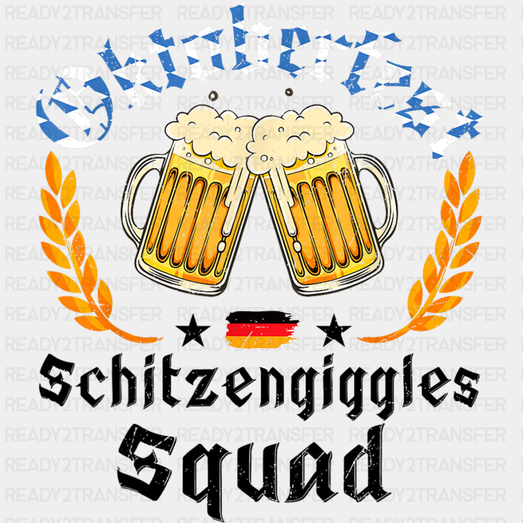 Oktoberfest Shitzengiggles Squad - Oktoberfest DTF Transfers ready2transfer Dark Color Design (See Imaging)