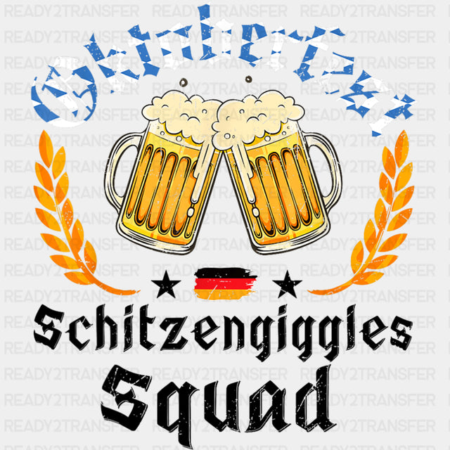 Oktoberfest Shitzengiggles Squad - Oktoberfest DTF Transfers ready2transfer Dark Color Design (See Imaging)