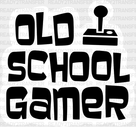 Old School Gamer - Video Game Dtf Heat Transfer Adult Unisex S & M (10’’) / Light Color Design