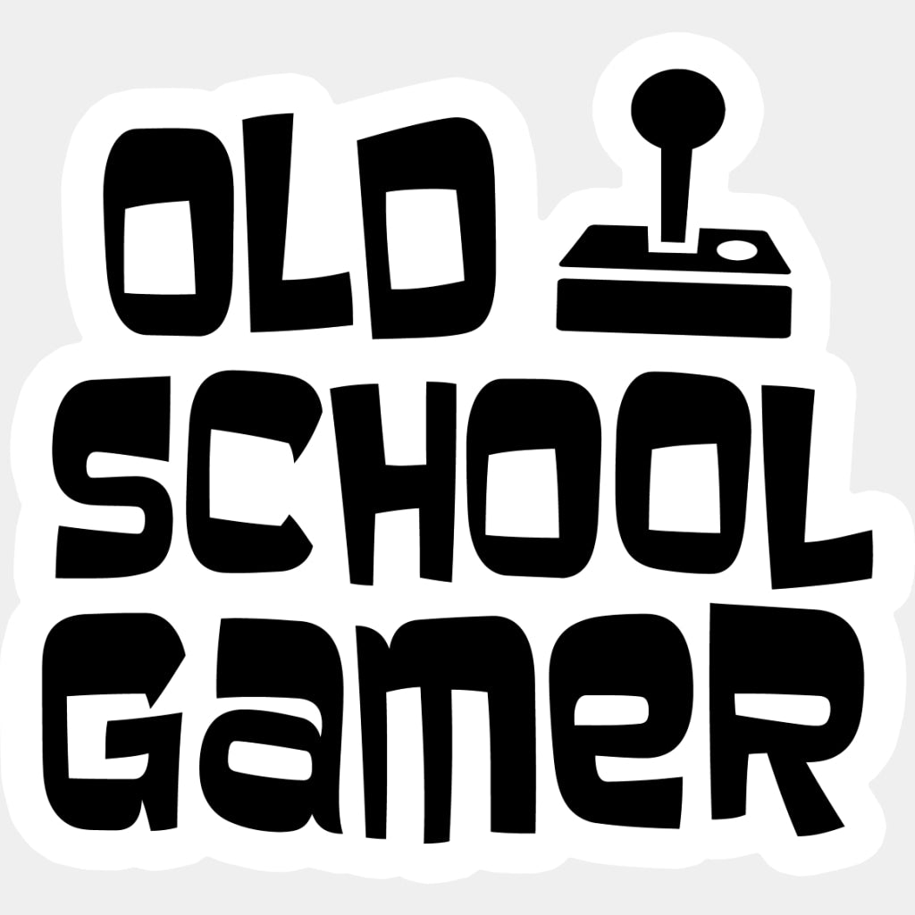 Old School Gamer - Video Game DTF Heat Transfer ready2transfer Light Color Design ( See imaging )