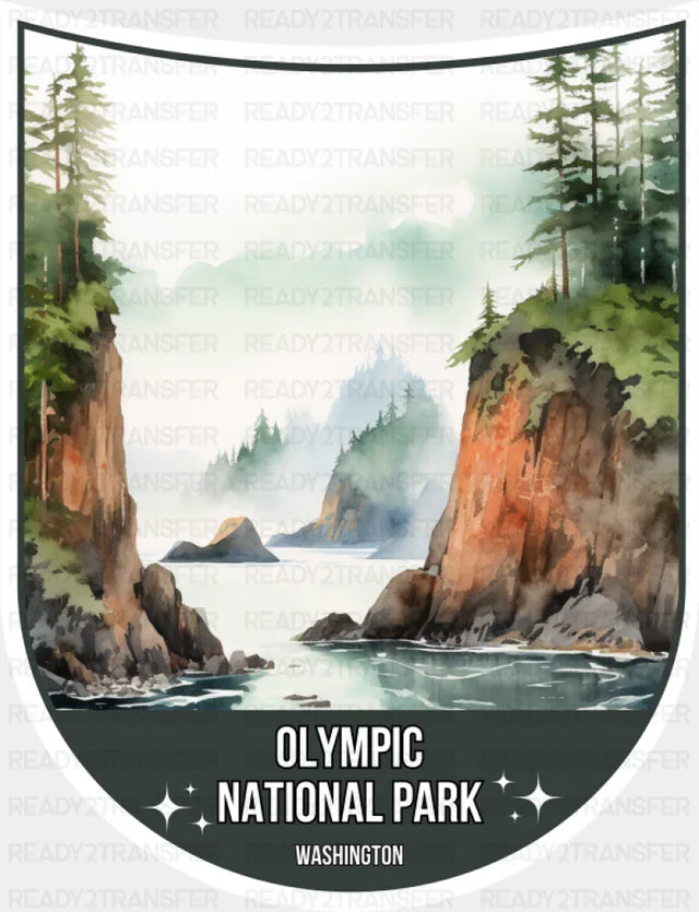 Olympic National Park Washington - National Parks DTF Transfer ready2transfer