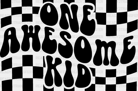 One Awesome Kid - Kids Dtf Heat Transfer Adult Unisex S & M (10’’) / Dark Color Design (See Imaging)