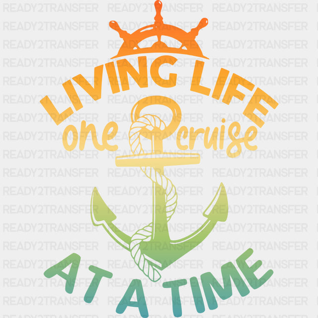 One Cruise At A Time - Family Cruise DTF heat transfer ready2transfer