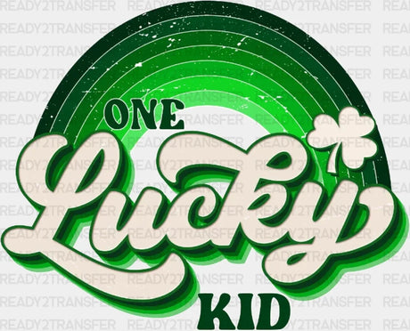 One Lucky Kid St. Patrick’s Day Dtf Heat Transfer Saint Patricks Design St Paddys