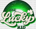 One Lucky Kid St. Patrick's Day DTF Heat Transfer, Saint Patricks Day Design, St Paddys Day DTF ready2transfer White