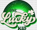 One Lucky Kid St. Patrick's Day DTF Heat Transfer, Saint Patricks Day Design, St Paddys Day DTF ready2transfer Black