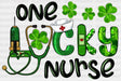 One Lucky Nurse St. Patrick’s Day Dtf Heat Transfer Saint Patricks Design St Paddys