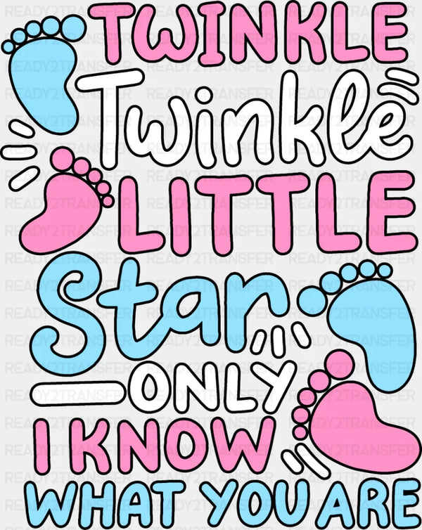 Only I Know What You Are - Gender Reveal DTF heat transfer