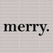 Only Merry DTF Transfer ready2transfer Black