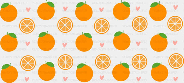Oranges - General Cup Wrap UV Sticker Permanent UV DTF Decal