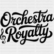 Orchestra Royalty - Music DTF Transfers ready2transfer Dark Color Design (See Imaging)