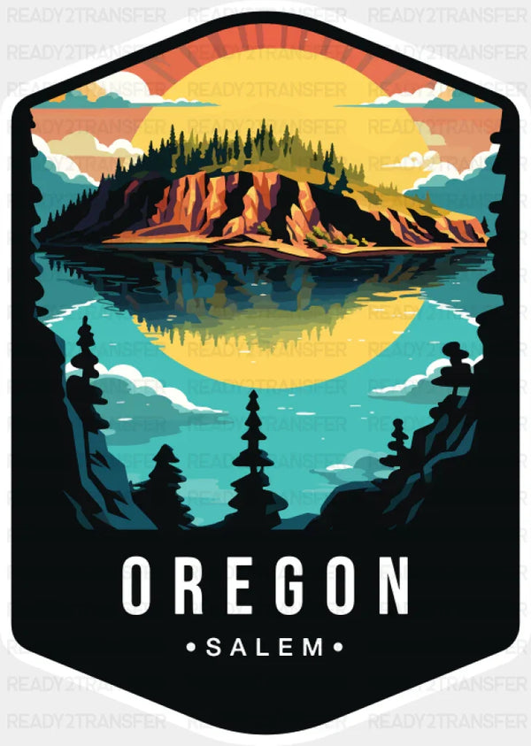 Oregon Salem - States & Cities DTF Transfer