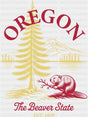 Oregon The Beaver State - States & Cities DTF Transfer