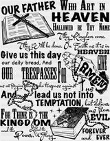 Our Father Who Art In Heaven Christianity DTF Transfer Adult Unisex S & M (10’’) / Dark Color Design (See Imaging)