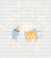 Our First Father's Day Together Father's Day DTF Transfer ready2transfer White