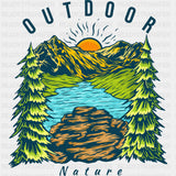 Outdoor Nature - Hiking DTF Transfers ready2transfer Dark Color Design (See Imaging)