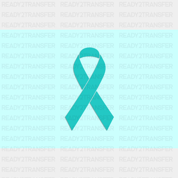 Ovarian Cancer Awareness Flag - Cancer Awareness DTF Transfers