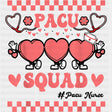 PACU Squad Pink Checkered - CRNA Nurse DTF Transfers ready2transfer Dark Color Design (See Imaging)