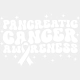 Pancreatic Cancer Awareness - Pancreatic Cancer DTF Transfers - Adult Unisex - S & M (10’’) / Light Color Design (See