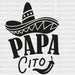 Papa Cito Design Father's Day DTF Transfer ready2transfer Black