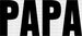 PAPA Father's Day DTF Transfer ready2transfer Black