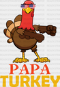 Papa Turkey - Thanksgiving Dtf Transfer