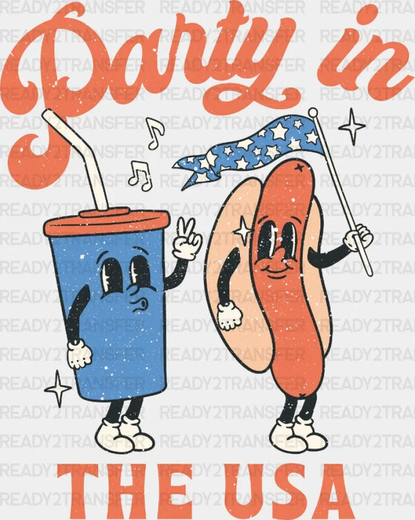 Party In The Usa 4th Of July DTF Heat Transfer, Independence Day Design, Fourth Of July DTF