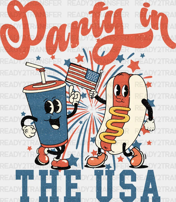 Party In The USA 4th Of July DTF Transfer