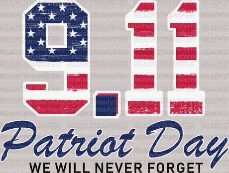 Patriot Day DTF Transfer - ready2transfer