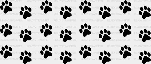 Paw Design - Pets Cup Wrap UV Sticker Permanent UV DTF Decal