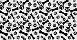 Paws And Bones - Pets Cup Wrap Uv Sticker Permanent Dtf Decal
