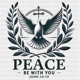 Peace Be With You John 20:19 - Christianity DTF Transfer
