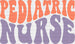 Pediatric Nurse Design - Pediatric Nurse heat transfer ready2transfer Orange-Purple