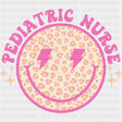 Pediatric Nurse, Pink Smiley - Pediatric Nurse DTF Transfers ready2transfer