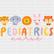 Pediatrics Nurse, Animals Design - Pediatric Nurse DTF Transfers ready2transfer