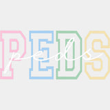 Peds - Pediatric Nurse DTF Transfers ready2transfer Light Color Design (See Imaging)