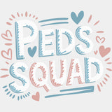 Peds Squad, Blue Heart - Pediatric Nurse DTF Transfers ready2transfer Light Color Design (See Imaging)