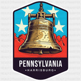 Pennsylvania Harrisburg - States & Cities DTF Transfer ready2transfer