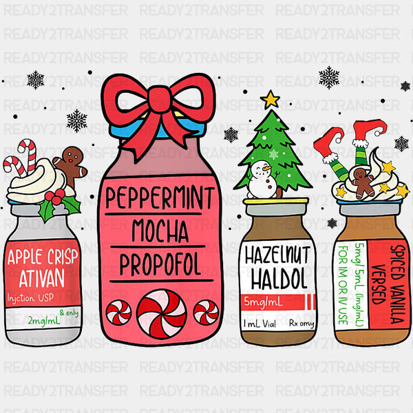 Peppermint Mocha Propofol - CRNA Nurse DTF Transfers