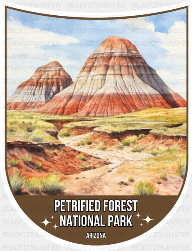 Petrified Forest National Park Arizona - National Parks DTF Transfer ready2transfer