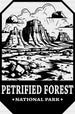 Petrified Forest National Park Design - National Parks DTF Transfers ready2transfer Black