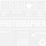 Photographer Ingredients B&W - Photography DTF Transfers ready2transfer Light Color Design (See Imaging)