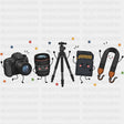 Photography Gear - Photography DTF Transfers - Adult Unisex - S & M (10’’) / Dark Color Design (See Imaging)