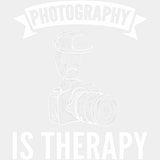 Photographyy Is My Therapy, B&W - Photography DTF Transfers ready2transfer Light Color Design (See Imaging)