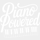 Piano Powered - Music DTF Transfers ready2transfer Light Color Design (See Imaging)